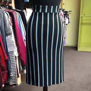 New Plus Liz C. 1X 2X 3X Midi Skirt.